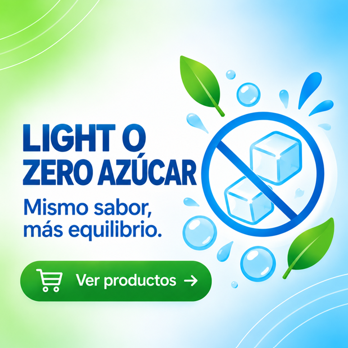 Productos Light y Zero Azúcar